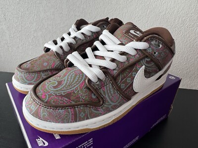 Nike Dunk Low Pro Premium SB  Paisley  DH7534-200 Men s 5.5 | Women s 7 No-Lid