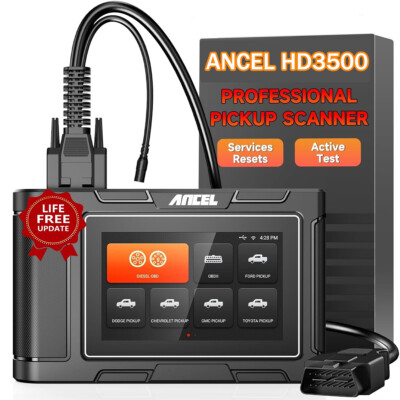 Diesel Pickup OBD2 Diagnostic Heavy Duty Truck Scanner DPF Regen for Ford DODGE