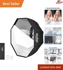 95cm Portable Octagon Softbox with Reflective Surface - Perfect for Portraits