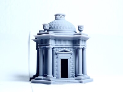 N scale Classic Pavilion Building - 1:160 Resin Model for Diorama