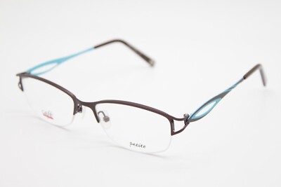 NEW CAFE BOUTIQUE 3199 C1 BROWN BLUE AUTHENTIC EYEGLASSES 51-17