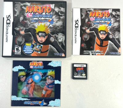 Naruto Shippuden: Ninja Council 4 (Nintendo DS, 2009) CIB with Mini Animation