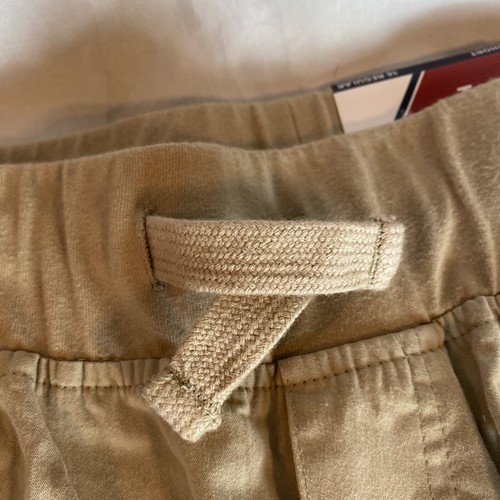 New Boys Izod Khaki Shorts Size 16 Regular Drawstring Waist Stretch Waist - Picture 3 of 6