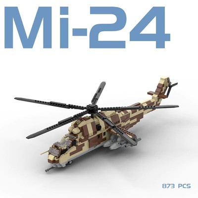 UdSSR Russische Mil Mi-24 Hinterhubschrauber Flugzeug Flugzeug Mok Blöcke Russland Hubschrauber