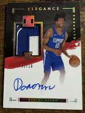 2020-21 Impeccable Daniel Oturu Gold Elegance Rookie Patch Auto Autograph RC /10
