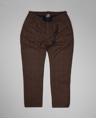 Gramicci Japan x 417 EDIFICE Men's Slacks Pant S Burgundy New RRP £120
