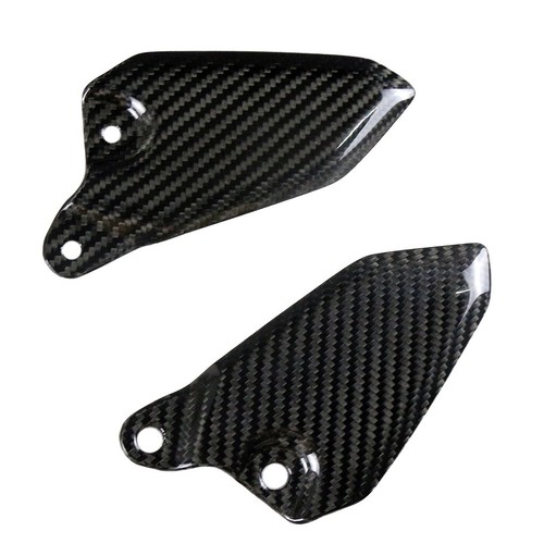 2018-2023 For Kawasaki Z900RS Carbon Fiber FootPeg Footrest Heel Plate Guards - Picture 5 of 8