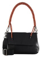 Fredsbruder Nea Shoulderbag With Flap Schultertasche UmhäNgetasche Black Schwarz