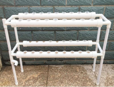 YaeTool 4-Layer Hydroponic Grow Kit - 36 Plant Sites, Includes Water Pump, Food-Grade PVC