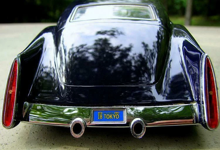 Coche de carreras Cadillac Eldorado 1967 Hot Rod construido a medida 1:24Classic12Vintage18Concept Foto 3 de 4