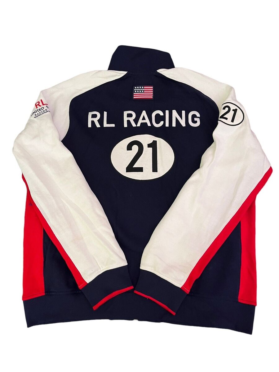 RARE POLO RALPH LAUREN RL TEAM RACING UNITED STATES 2011 SZ RARE POLO RALPH LAUREN RL TEAM RACING UNITED STATES 2011 SZ