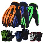 Skeleton Bone Gloves Biker Racing Cycling Motorcycle Riding Gloves Full Finger