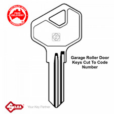 Garage Roller Door Lock Keys Cut To Key Code Number Suits Gliderol, B&D