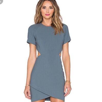 elizabeth and james asymmetrical dress Skylyn Pointe A-LINE DRESS WITH LINEN