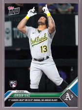 Jordan Diaz Athletics Rookie 2023 MLB Topps Now #165 Blue PARALLEL SSP RC 35/49