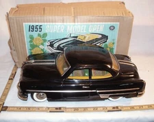 Masudaya PONTIAC LARGE TIN FRICTION TOY CAR MODERN TOYS JAPAN BOXED UNUSED