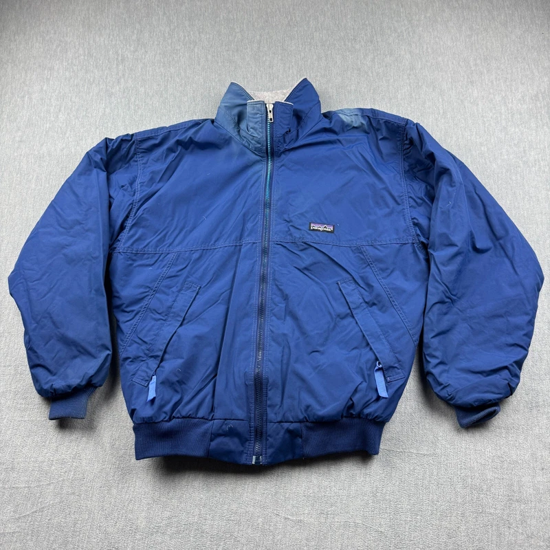 patagonia vintage full zip softshell fleece jacket