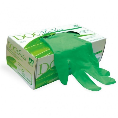 guanti in lattice aloe vera