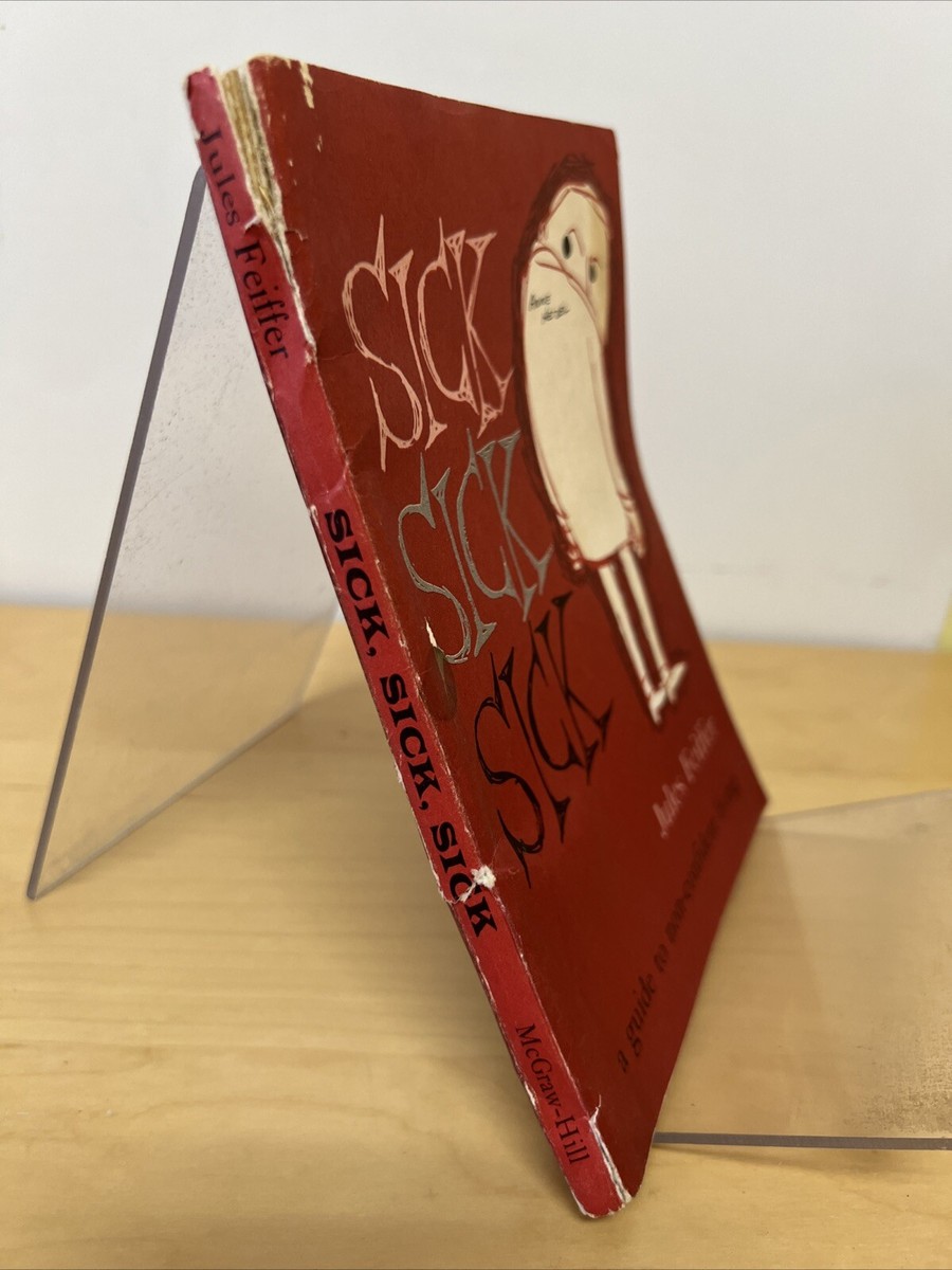 SICK SICK SICK Cartoon Collection by Jules Feiffer (1958) McGraw