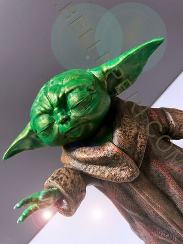 Figura Star Wars Mandalorian BABY YODA Colección El Niño Estatua 6,3 pulgadas de alto - Imagen 3 de 5