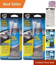 Silicone Sealant Clear 2.8-Ounce Pack of 2 Durable Auto Marine Repair