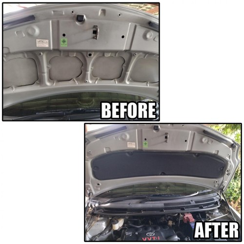 Hood Bonnet Heat Shield Insulator Fits 2007-2012 Toyota Vios Yaris Sedan NCP93 - Picture 4 of 11
