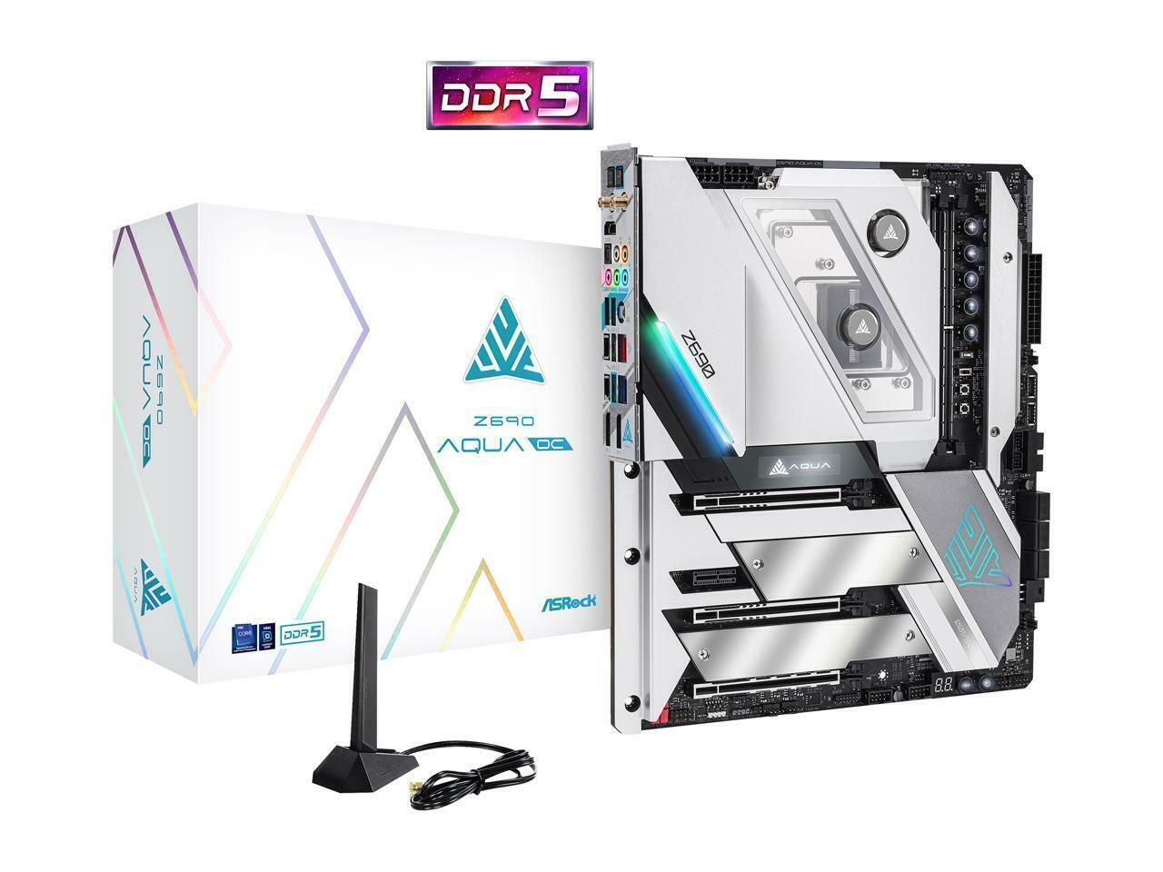 ASRock Z690 AQUA OC LGA 1700 EATX Intel Motherboard for sale