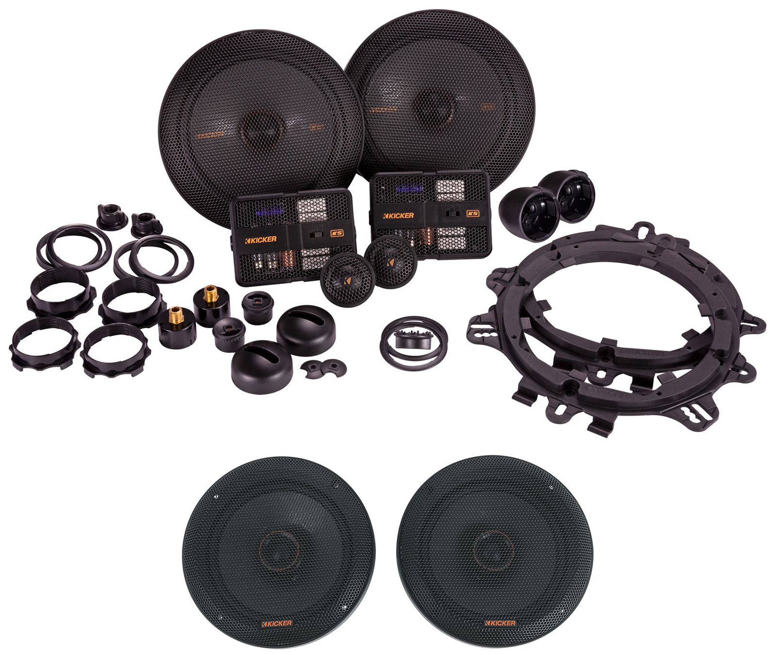 Пара коаксиальных динамиков Kicker 51KSS6704 675 Component 2 51KSSC6504 Car Audio 44290₽