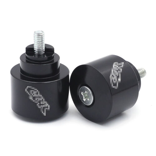 Hand Bar Ends Black For '00-'15 Honda CBR 125/ '11-'13 CBR 250 / '13-'14 CBR 500 - Picture 3 of 6