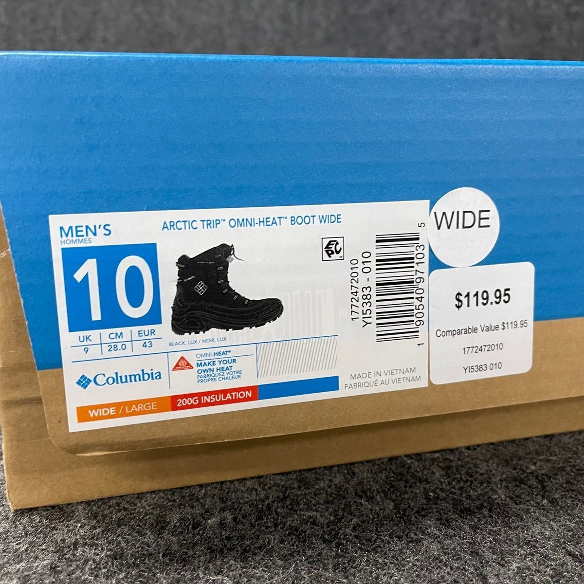 COLUMBIA Arctic Trip Omni Heat Boots Men