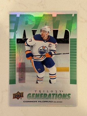 2023-24 Upper Deck Trilogy #TG-20B Connor McDavid Generations Green #/99