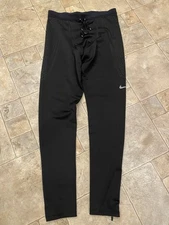 Nike Running Tights Mens Size M Power Tech Reflective Gray Gym Athletic