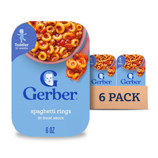 Toddler Food, Spaghetti Rings in Meat Sauce, Mealtime for Toddler, 6PK