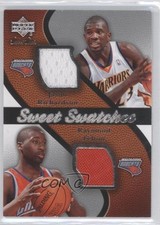2007 Sweet Shot Swatches Memorabilia Jason Richardson Raymond Felton #SW-RF 0a1