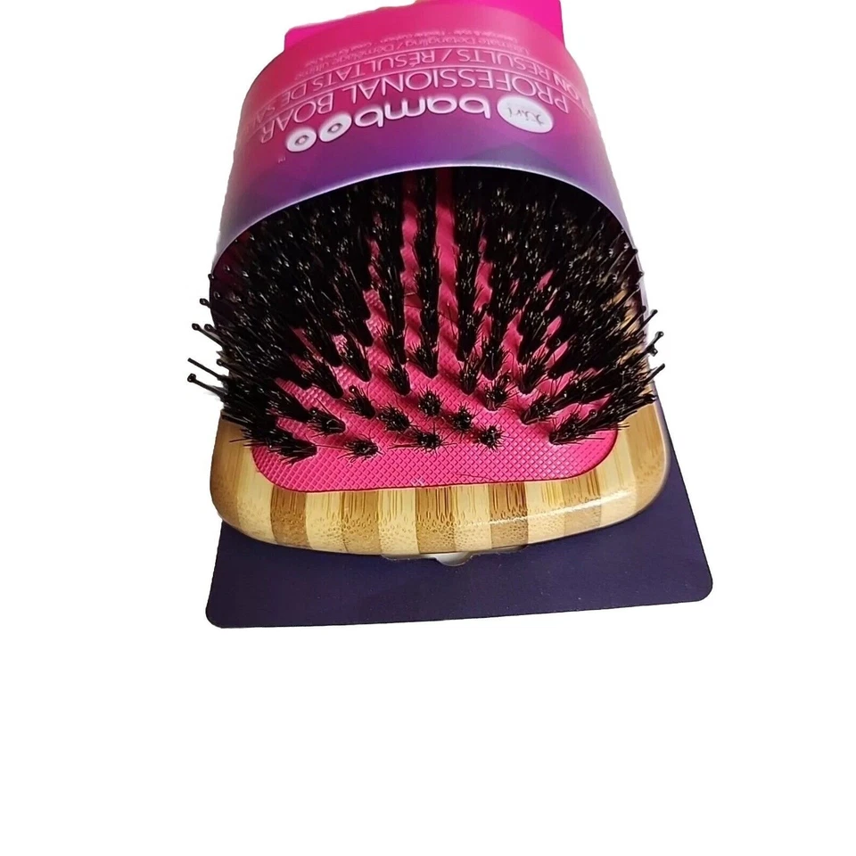 Cepillo de paleta TiriPro desenredante de bambú XL con cerdas de jabalí profesional NUEVO Foto 3 de 4