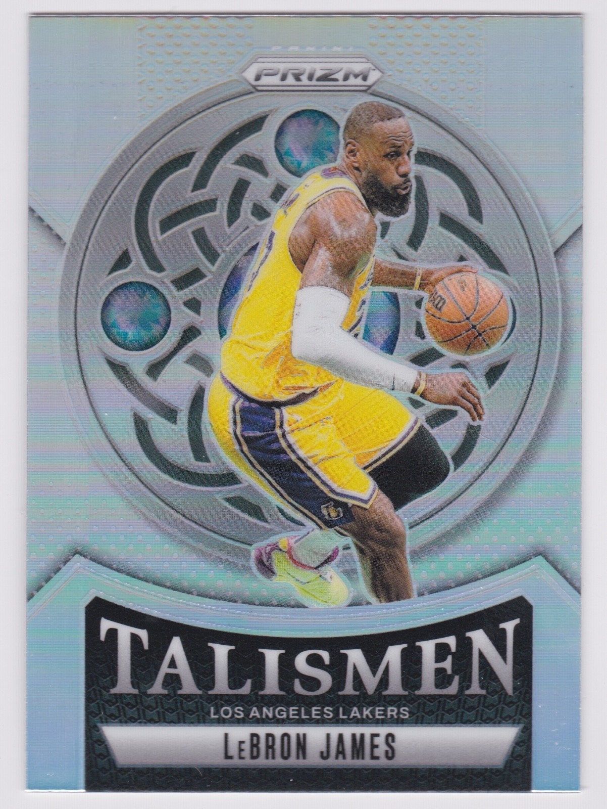 2024-25 PANINI PRIZM LEBRON JAMES TALISMEN SILVER PRIZM