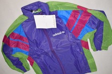 Adidas Regen Jacke Windbreaker Vintage Rain Rainies Coat Jacket 90er Nylon 128 S