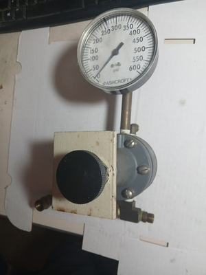 #ad SIEMENS PRECISION PRESSURE REGULATOR MODEL 40 450 0 600PSI ASHCROFT 14870 10 18 $325.00