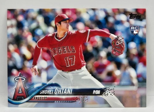 New Listing2018 Topps Complete Set Shohei Ohtani Pitching Rookie Card LA Angels #700