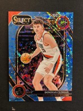 2024-25 Panini Select Donovan Clingan Courtside Light Blue Disco Prizm RC #/99