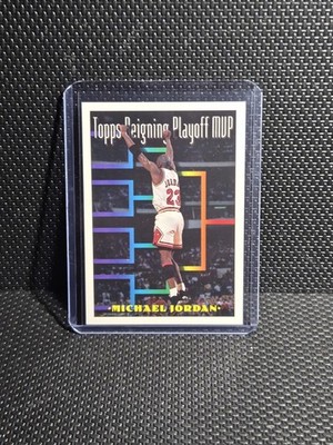 1994 Topps Michael Jordan Reigning Playoff MVP #199 Chicago Bulls