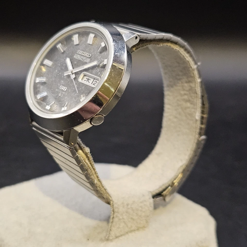 RARE Seiko 5actus Mens Watch Meteorite Tropical Patina From Japan 38mm   - Image 2 of 4