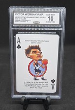 Victor Wembanyama CCG 10 Hero Decks Ace of Clubs San Antonio Spurs Slab GEM MINT