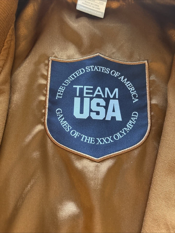 耐克 2012 Team USA Olympic Podium 飞行员夹克尺寸 XXL — 第 3/4 张图片