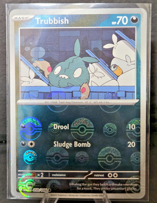 pokemon card trubbish Japanese 056/086 sv11W C TCG Weakness Fighting 2 Resistance None None Retreat Cost Trubbish AR 138/086 SV11W Full