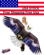 Bald Eagle Kite for Adults and Kids, Huge Kites Easy to Fly Single Line Kite for