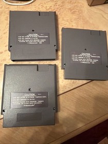 NES Game Lot Iron Tank Battle Tank & Jaws Lot Of 3 Clean & Authentic
