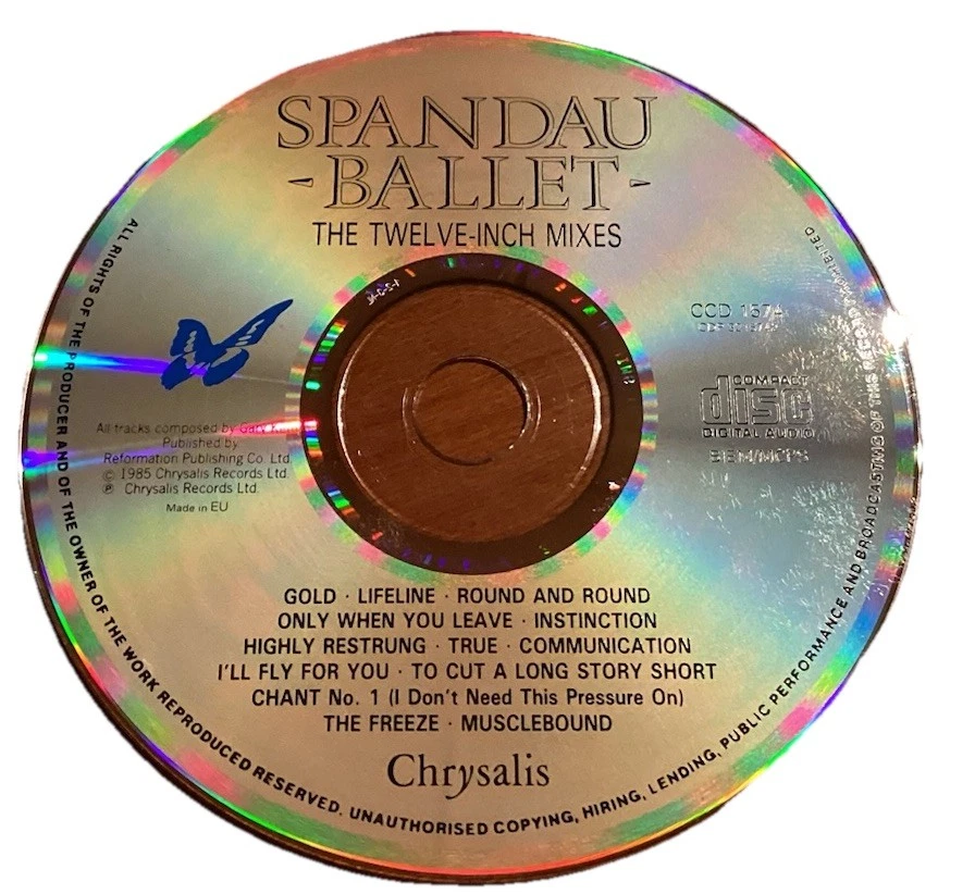 Spandau Ballet - The Twelve Inch Mixes - CD - 1986 - Bild 4 von 4