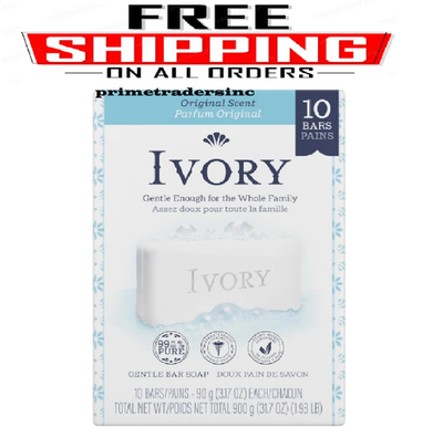 #ad #ad Ivory Gentle Bath Bar Soap 10 Pack 3.17Oz Original Scent Pure Plant Based. $11.05