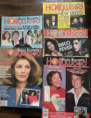 #ad Rona Barrett#x27;s Hollywood magazine 1979 Lot of 5 $44.99